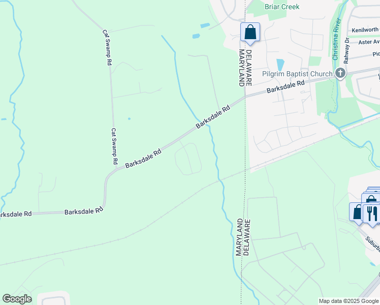 map of restaurants, bars, coffee shops, grocery stores, and more near 28 Country Living Road in Cecil County