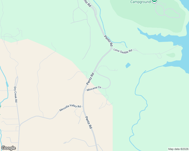 map of restaurants, bars, coffee shops, grocery stores, and more near 5259 Miocene Circle in Oroville