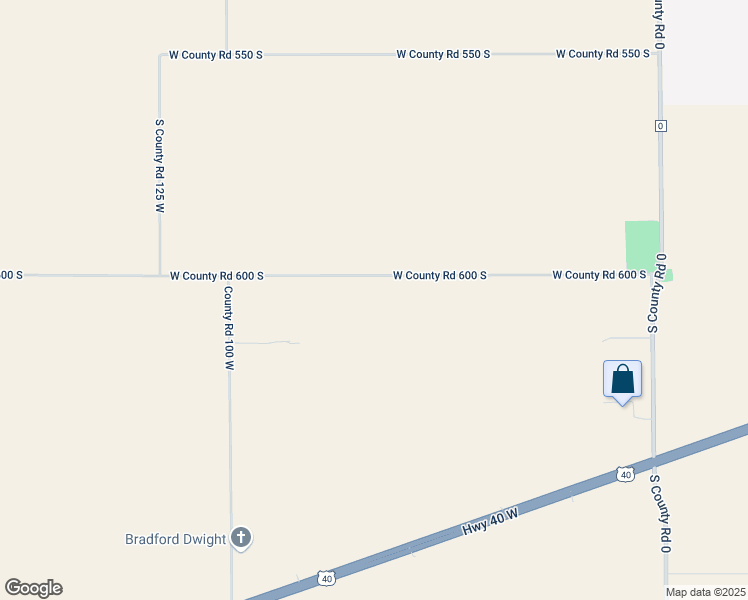 map of restaurants, bars, coffee shops, grocery stores, and more near 663 West County Road 600 South in Clayton