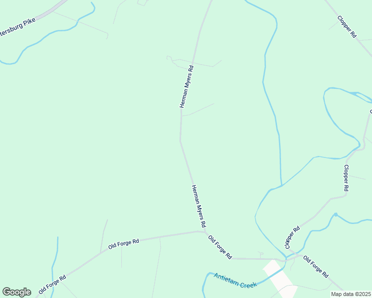 map of restaurants, bars, coffee shops, grocery stores, and more near 13033 Herman Myers Road in Hagerstown