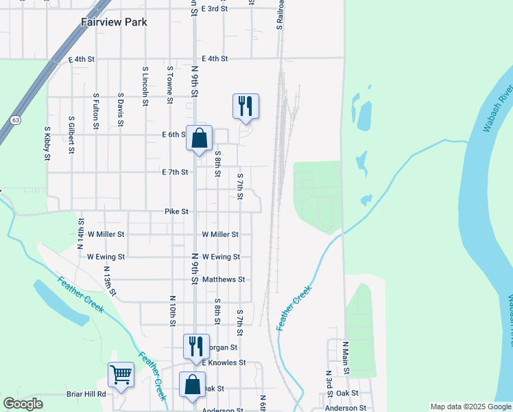 map of restaurants, bars, coffee shops, grocery stores, and more near 645 Clinton Street in Clinton