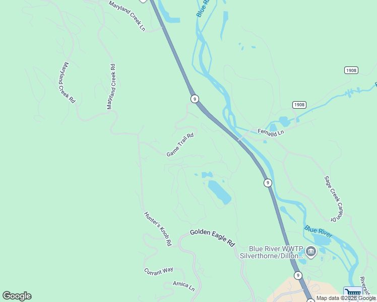 map of restaurants, bars, coffee shops, grocery stores, and more near 255 High Park Court in Silverthorne