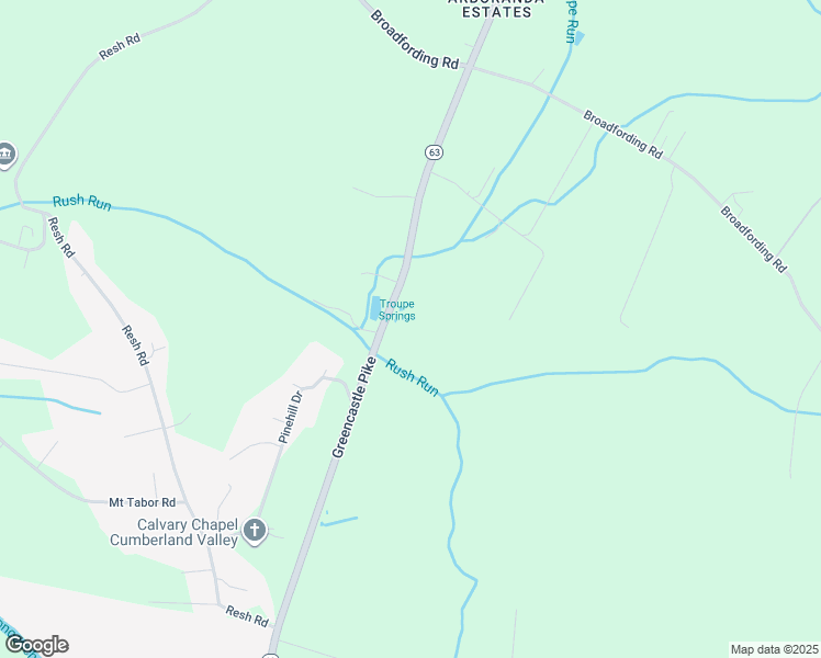 map of restaurants, bars, coffee shops, grocery stores, and more near 13115 Greencastle Pike in Hagerstown