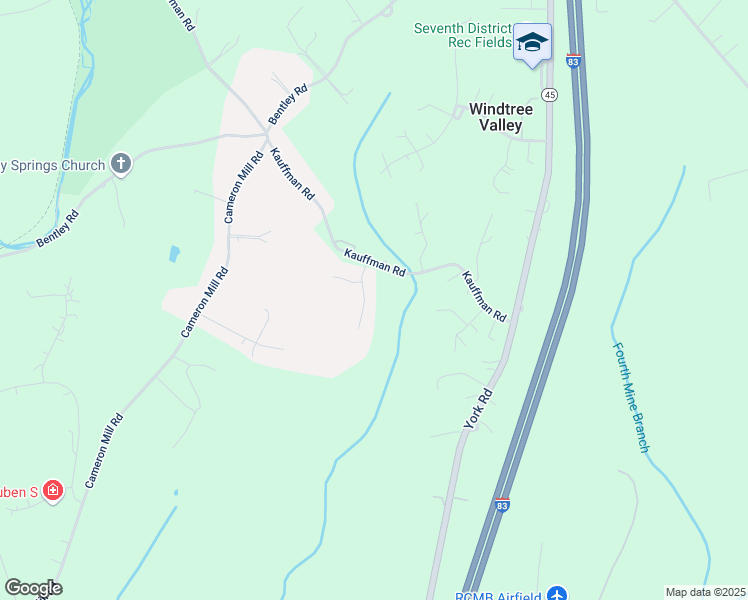 map of restaurants, bars, coffee shops, grocery stores, and more near 19908 Mikes Way in Parkton