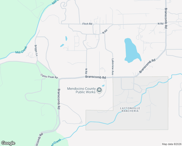 map of restaurants, bars, coffee shops, grocery stores, and more near 1960 Branscomb Road in Laytonville