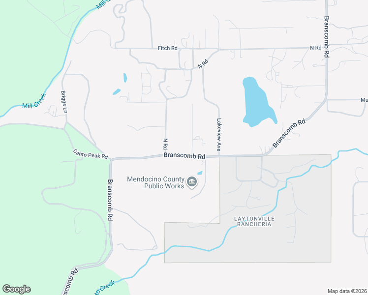map of restaurants, bars, coffee shops, grocery stores, and more near 44001-44155 Stump Road in Laytonville