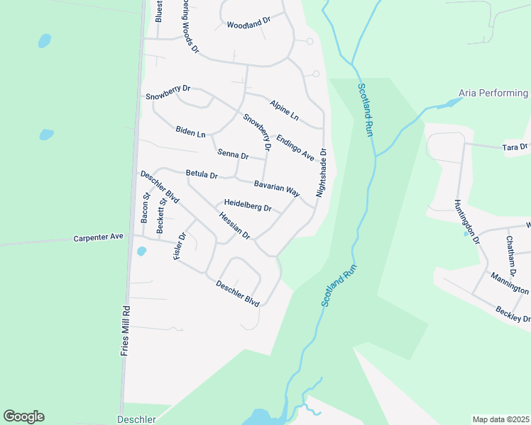 map of restaurants, bars, coffee shops, grocery stores, and more near 1303 Heidelberg Drive in Monroe