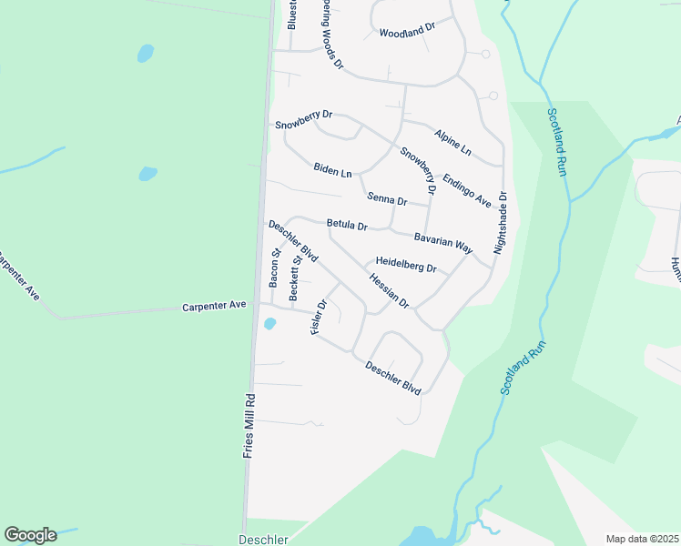 map of restaurants, bars, coffee shops, grocery stores, and more near 1822 Hessian Drive in Monroe