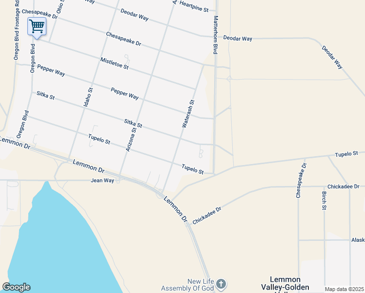 map of restaurants, bars, coffee shops, grocery stores, and more near 11492 Sitka Street in Reno