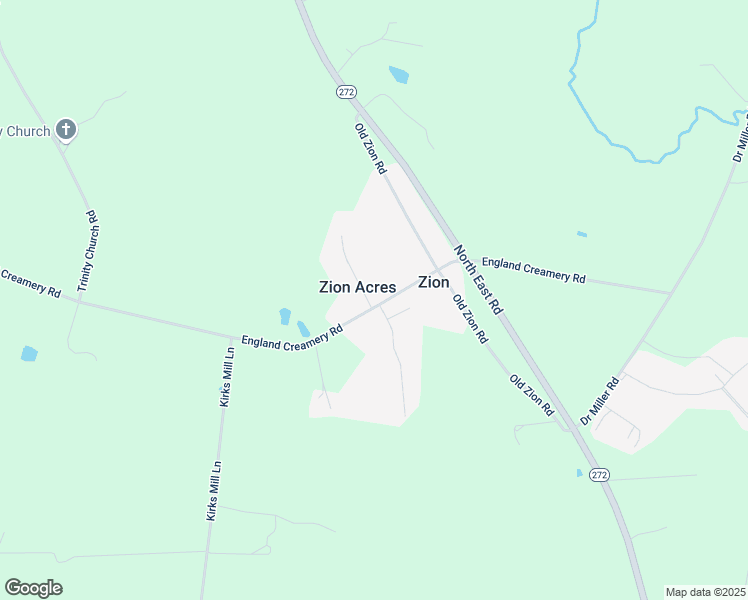 map of restaurants, bars, coffee shops, grocery stores, and more near 294 England Creamery Road in North East