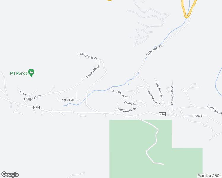 map of restaurants, bars, coffee shops, grocery stores, and more near 150 Castlewood Court in Evergreen