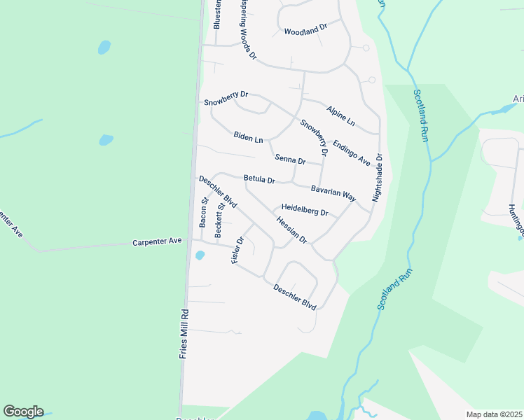 map of restaurants, bars, coffee shops, grocery stores, and more near 1822 Hessian Drive in Monroe