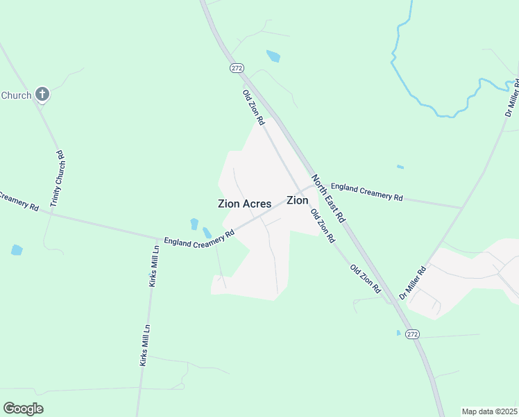 map of restaurants, bars, coffee shops, grocery stores, and more near 294 England Creamery Road in North East