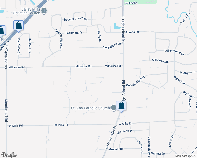 map of restaurants, bars, coffee shops, grocery stores, and more near 6519 Sulgrove Place in Indianapolis