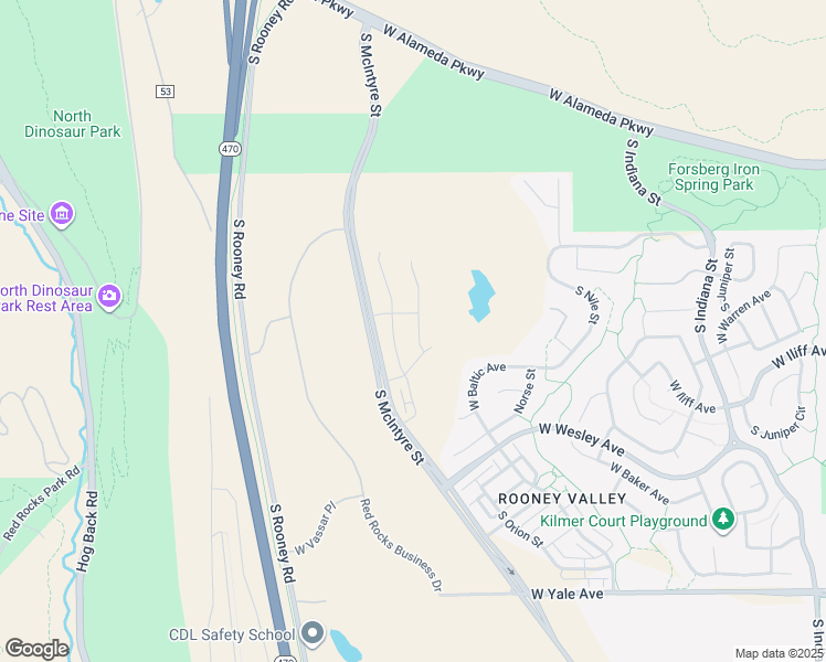 map of restaurants, bars, coffee shops, grocery stores, and more near 2190 South Poppy Street in Lakewood