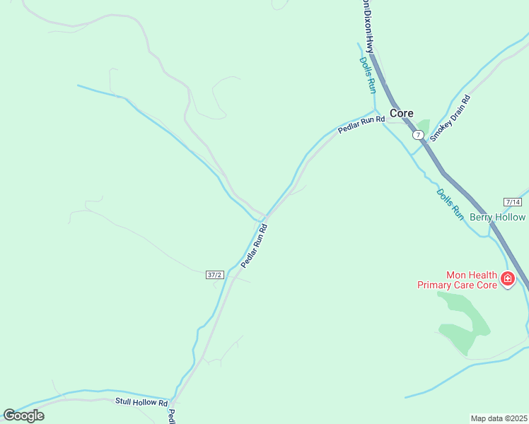 map of restaurants, bars, coffee shops, grocery stores, and more near 12 Henderson Hollow in Core