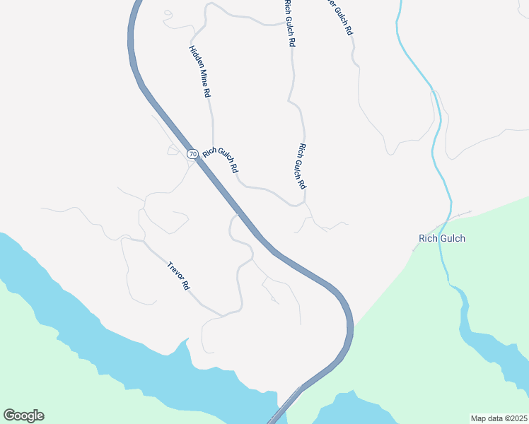 map of restaurants, bars, coffee shops, grocery stores, and more near 172 Rich Gulch Road in Oroville