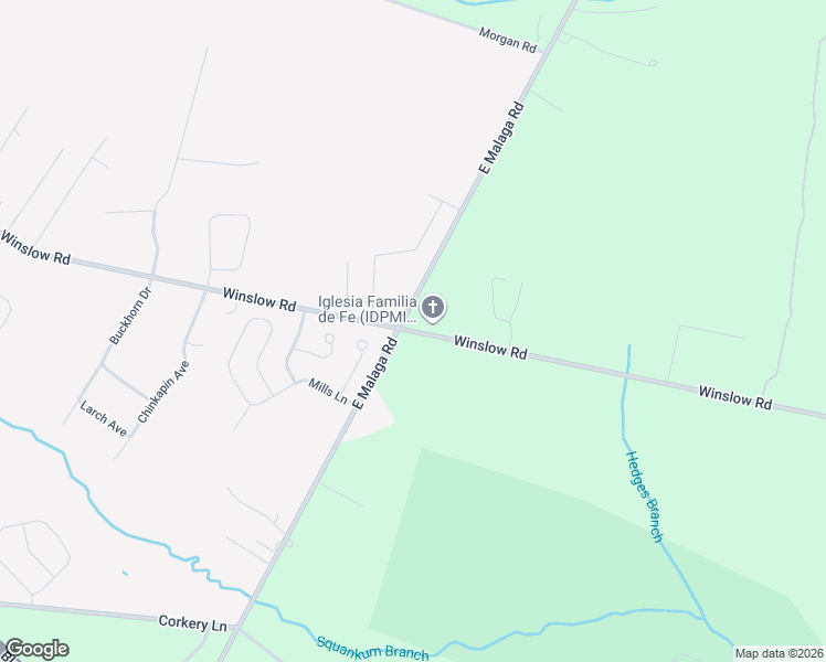 map of restaurants, bars, coffee shops, grocery stores, and more near 58 Winslow Road in Monroe