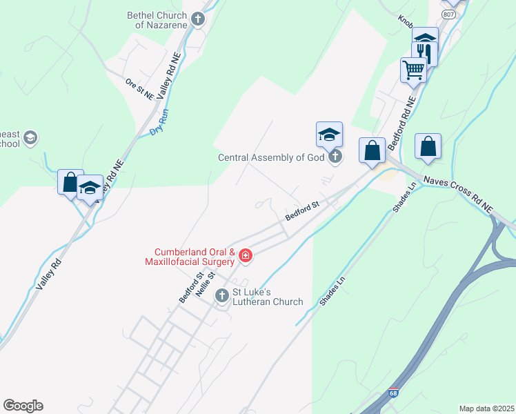 map of restaurants, bars, coffee shops, grocery stores, and more near 608 Wellington Lane in Cumberland