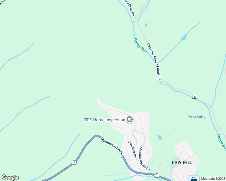 map of restaurants, bars, coffee shops, grocery stores, and more near 344 Double Eagle Ln in Maidsville