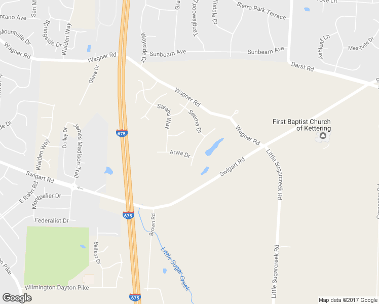 map of restaurants, bars, coffee shops, grocery stores, and more near 691 Baileys Trail in Dayton