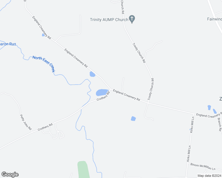 map of restaurants, bars, coffee shops, grocery stores, and more near 1270 England Creamery Road in Rising Sun