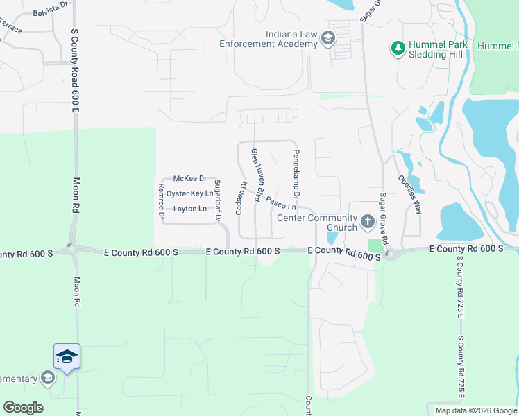 map of restaurants, bars, coffee shops, grocery stores, and more near 5958 Glen Haven Boulevard in Plainfield