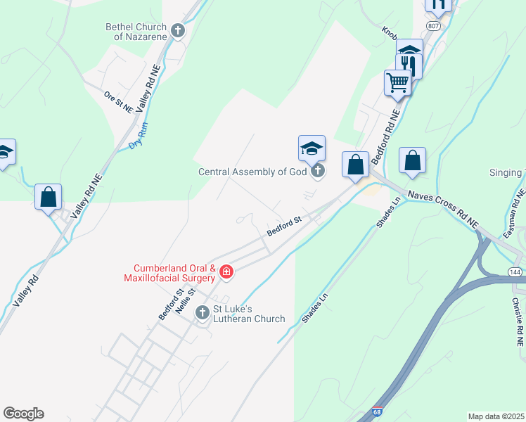 map of restaurants, bars, coffee shops, grocery stores, and more near 604 Wellington Lane in Cumberland