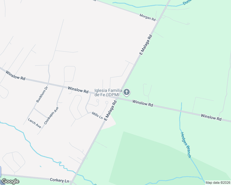 map of restaurants, bars, coffee shops, grocery stores, and more near 58 Winslow Road in Monroe