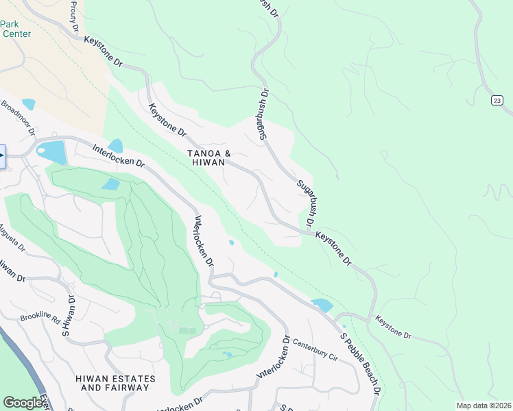 map of restaurants, bars, coffee shops, grocery stores, and more near 2102 Cramner Court in Evergreen