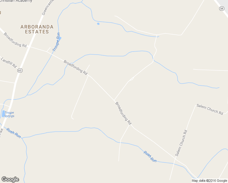 map of restaurants, bars, coffee shops, grocery stores, and more near 17038 Broadfording Road in Hagerstown