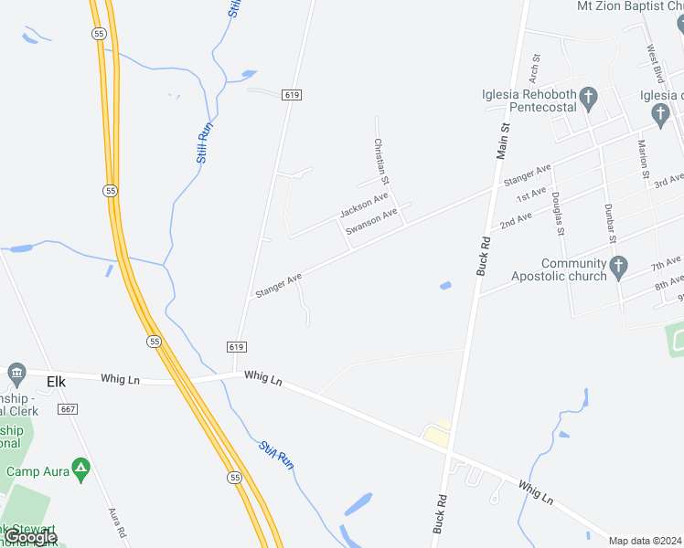 map of restaurants, bars, coffee shops, grocery stores, and more near 122 Stanger Avenue in Glassboro