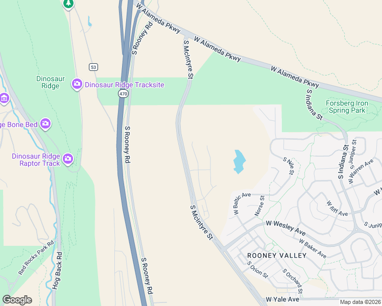 map of restaurants, bars, coffee shops, grocery stores, and more near 2135 South Poppy Street in Lakewood