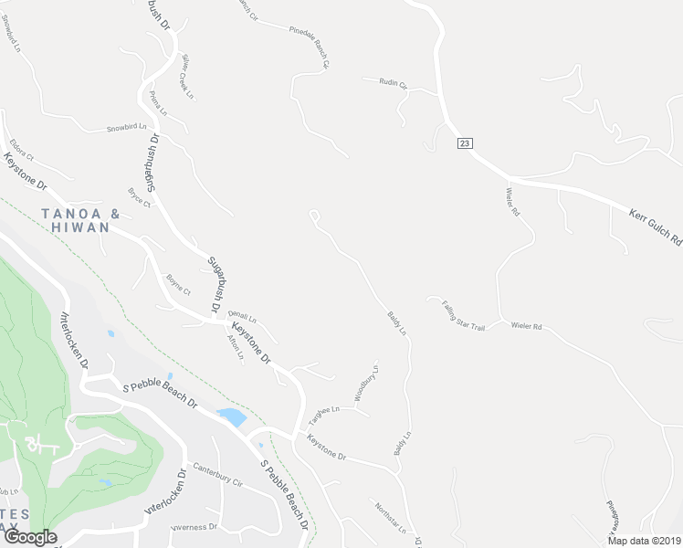 map of restaurants, bars, coffee shops, grocery stores, and more near 2131 Baldy Lane in Evergreen