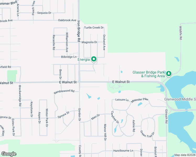 map of restaurants, bars, coffee shops, grocery stores, and more near Bowling Green Street in Chatham