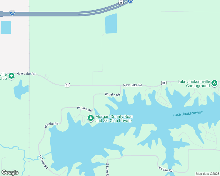 map of restaurants, bars, coffee shops, grocery stores, and more near West Lake Road in Jacksonville