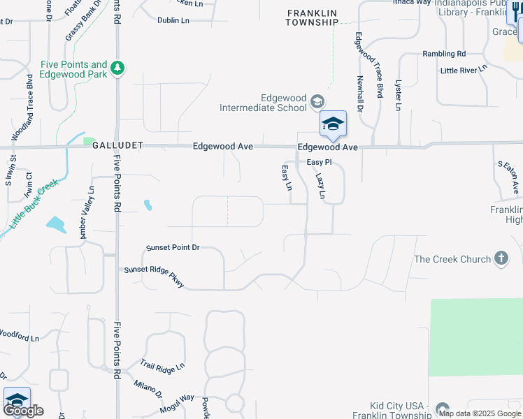 map of restaurants, bars, coffee shops, grocery stores, and more near 7505 Moonbeam Drive in Indianapolis