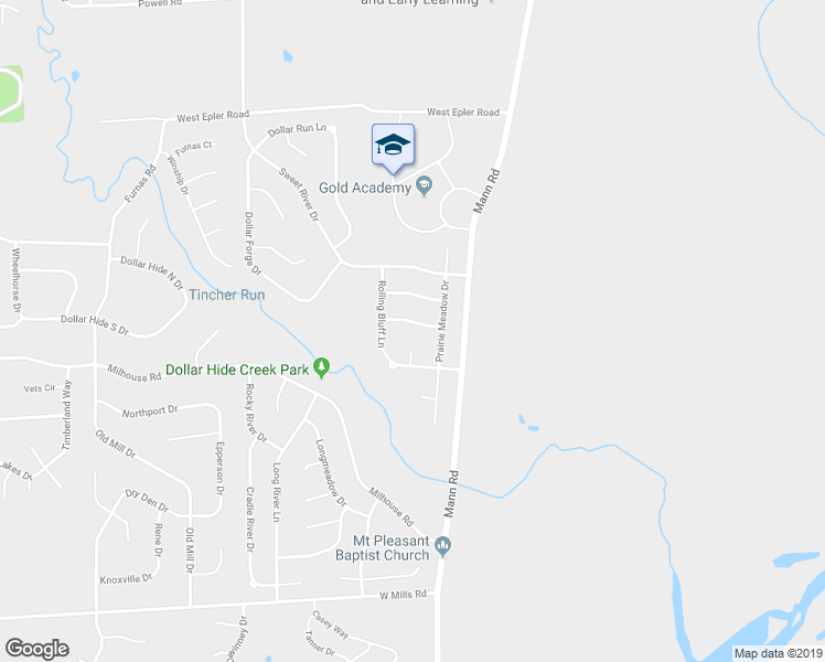 map of restaurants, bars, coffee shops, grocery stores, and more near 5927 Dollar Ridge Court in Indianapolis