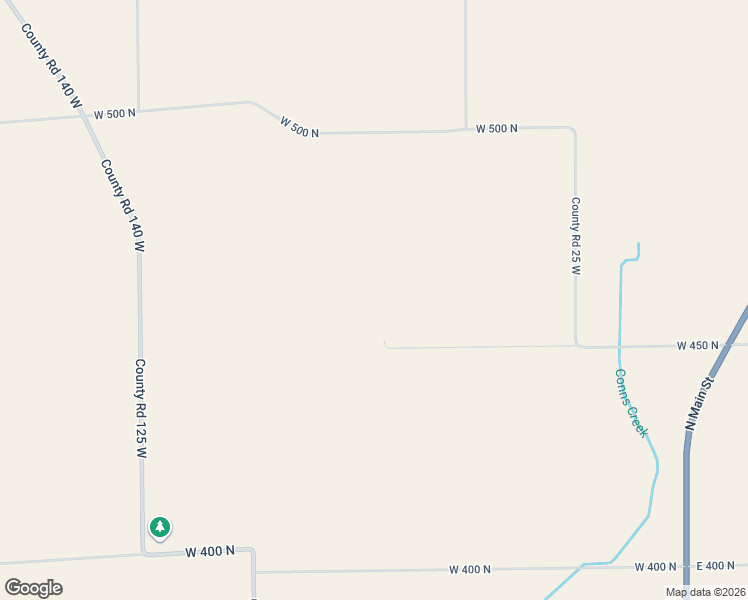 map of restaurants, bars, coffee shops, grocery stores, and more near 247 West 450 North in Rushville