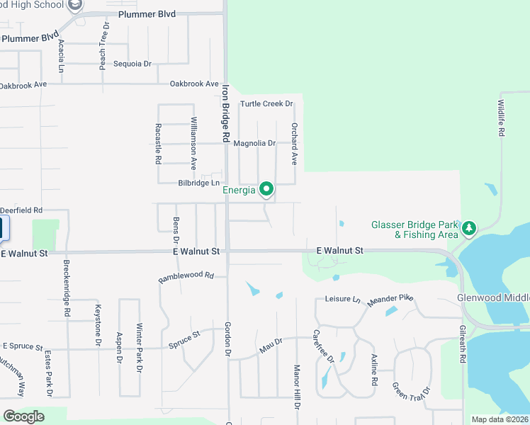 map of restaurants, bars, coffee shops, grocery stores, and more near Bowling Green Street in Chatham