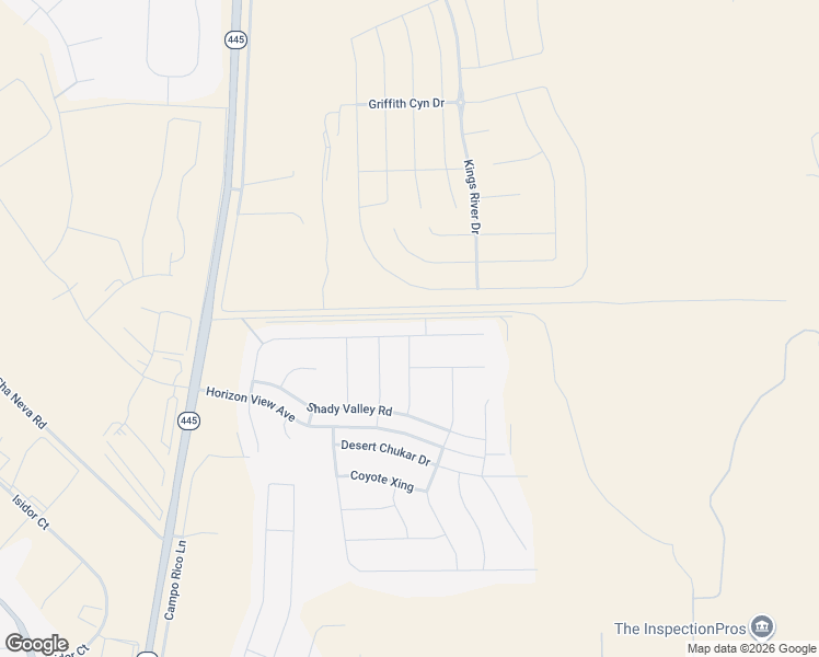 map of restaurants, bars, coffee shops, grocery stores, and more near 445 Horizon Ridge Road in Spanish Springs
