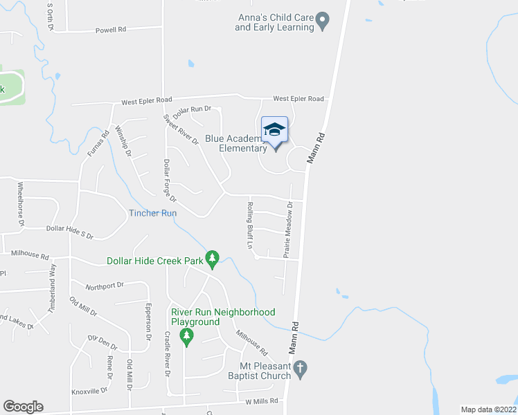 map of restaurants, bars, coffee shops, grocery stores, and more near 5204 Rocky Forge Drive in Indianapolis