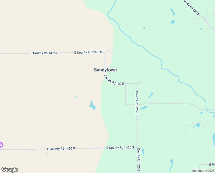 map of restaurants, bars, coffee shops, grocery stores, and more near 1033 County Road 1400 South in Clinton