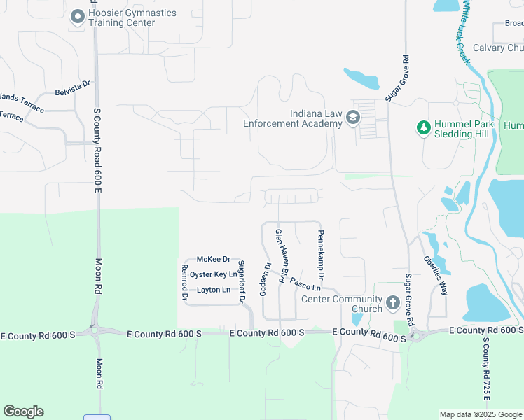 map of restaurants, bars, coffee shops, grocery stores, and more near 6579 Dunsdin Drive in Plainfield