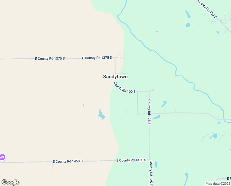 map of restaurants, bars, coffee shops, grocery stores, and more near 1033 County Road 1400 South in Clinton