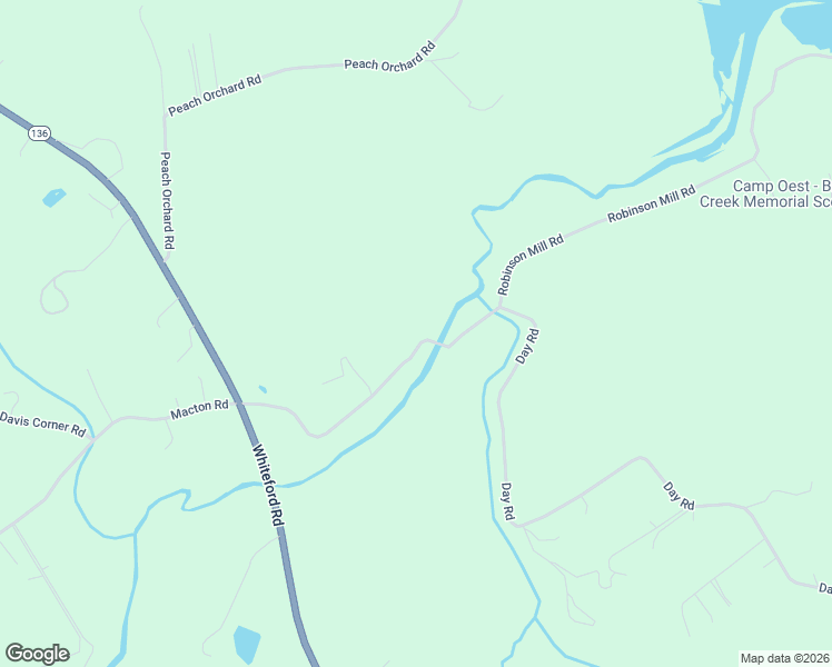 map of restaurants, bars, coffee shops, grocery stores, and more near 1540 Robinson Mill Road in Darlington