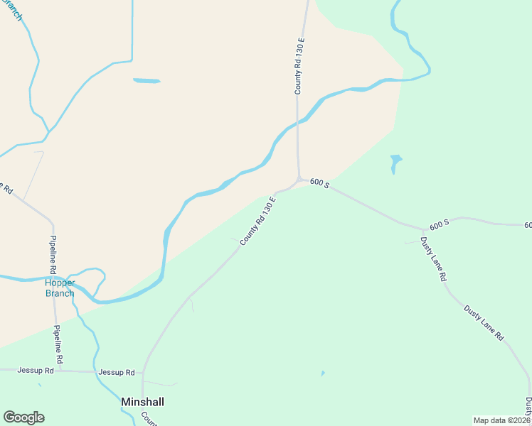 map of restaurants, bars, coffee shops, grocery stores, and more near County Road 130 East in Judson