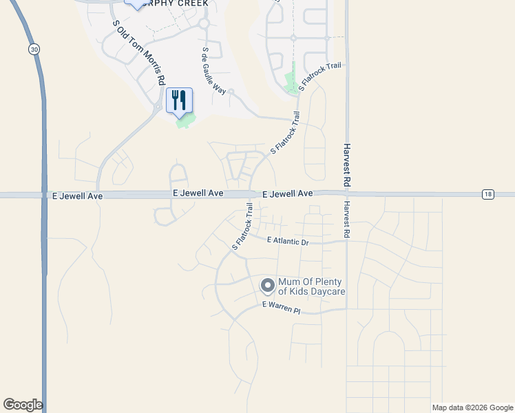 map of restaurants, bars, coffee shops, grocery stores, and more near 1939 South Fulton Court in Aurora