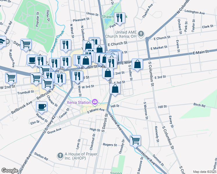 17 West 3rd Street, Xenia OH Walk Score