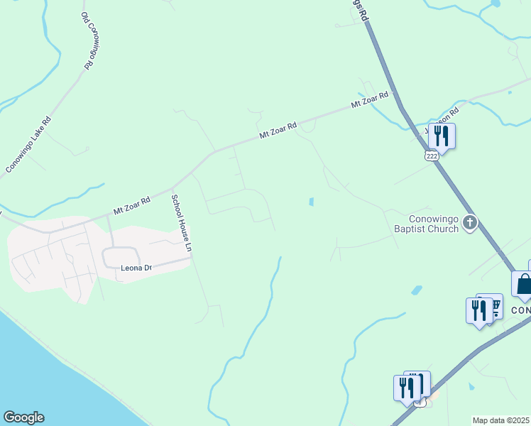 map of restaurants, bars, coffee shops, grocery stores, and more near 94 Curry Avenue in Cecil County